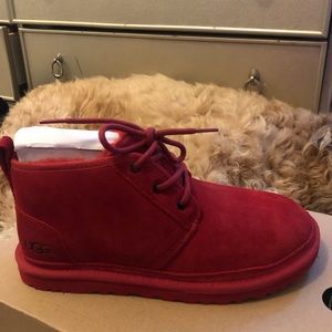 Ugg boots and a Small McM Crossbody bag